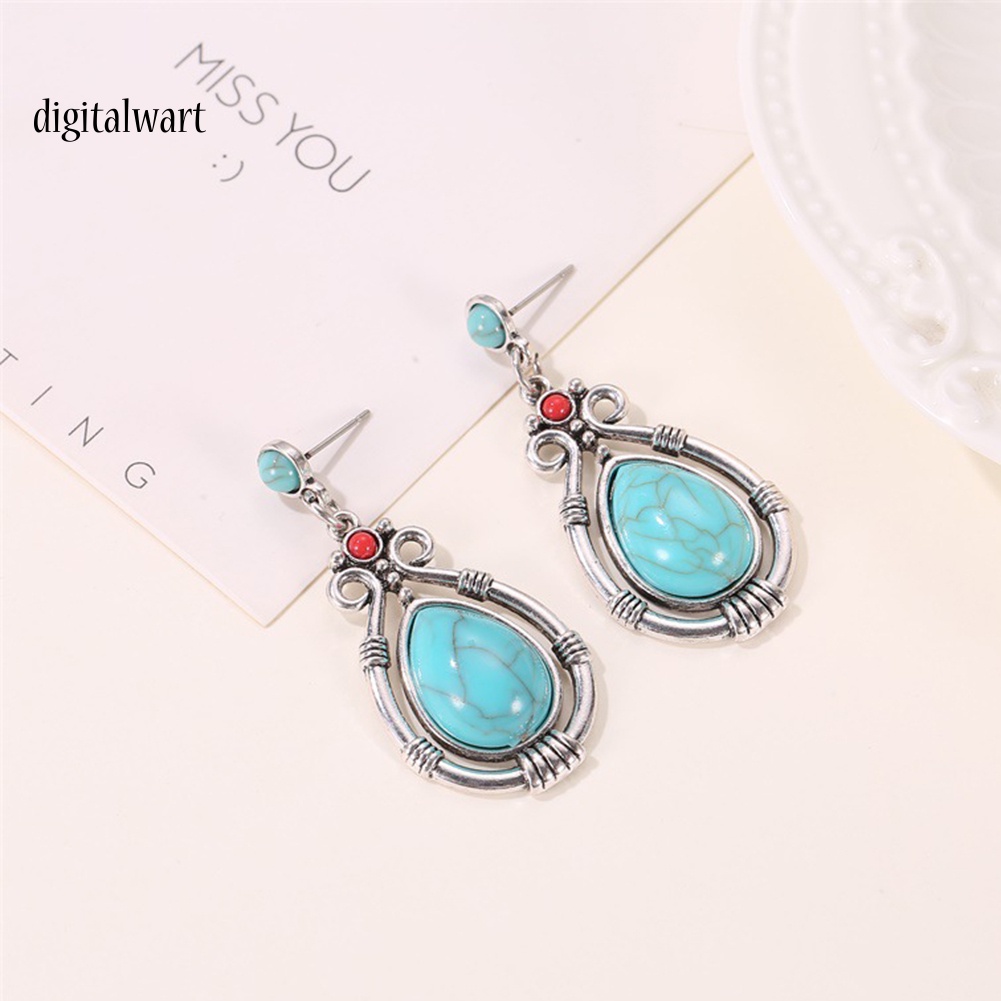 Kỹ Thuật Số| Khuyên Tai Nữ Hình Giọt Nước Thời Trang