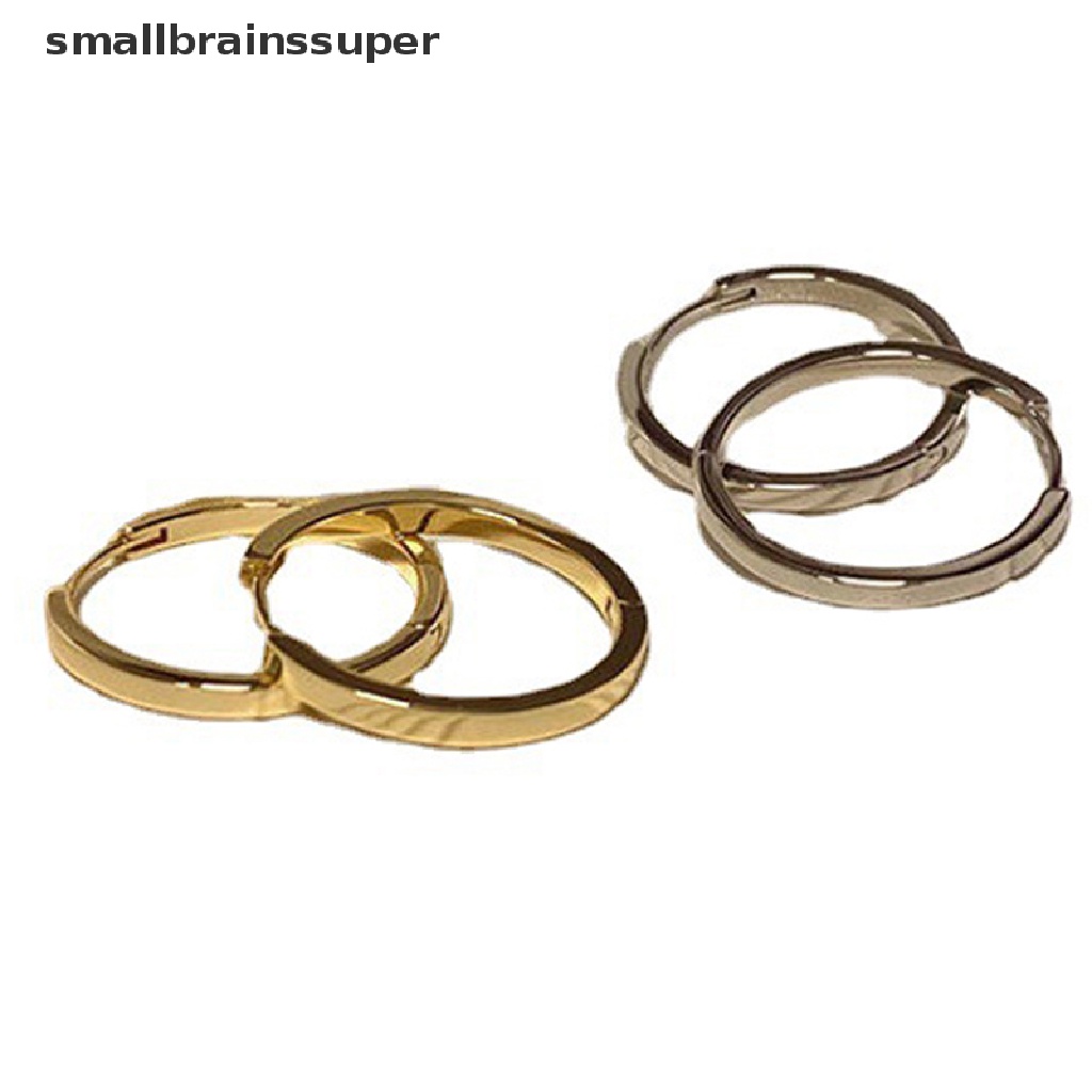 1 Đôi Bông Tai Tròn Lớn Đính Đá Lấp Lánh Thời Trang Dành Cho Nữ