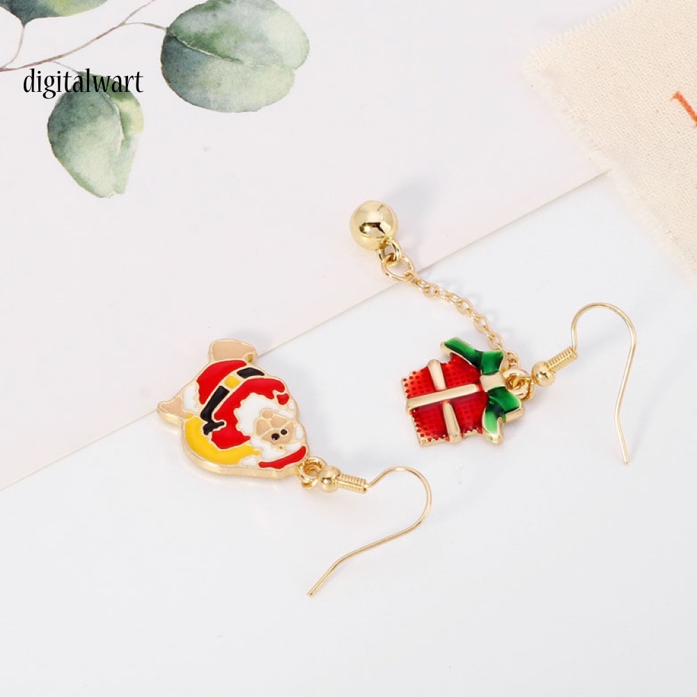 Kỹ Thuật Số| Đôi Khuyên Tai HìNh Ông Già Noel ThờI Trang Cho Nữ