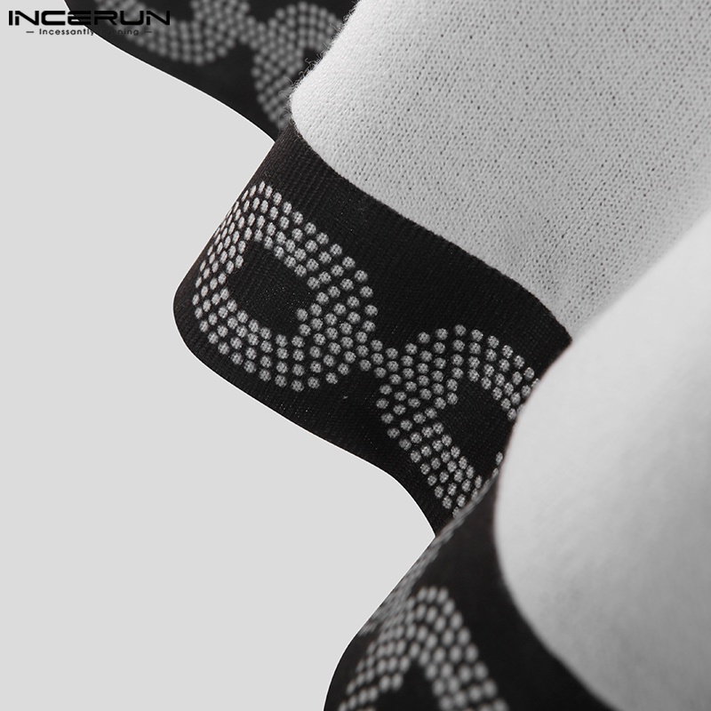 INCERUN Áo Sơ Mi Ngắn Tay In Họa Tiết Cây Cối Xinh Xắn