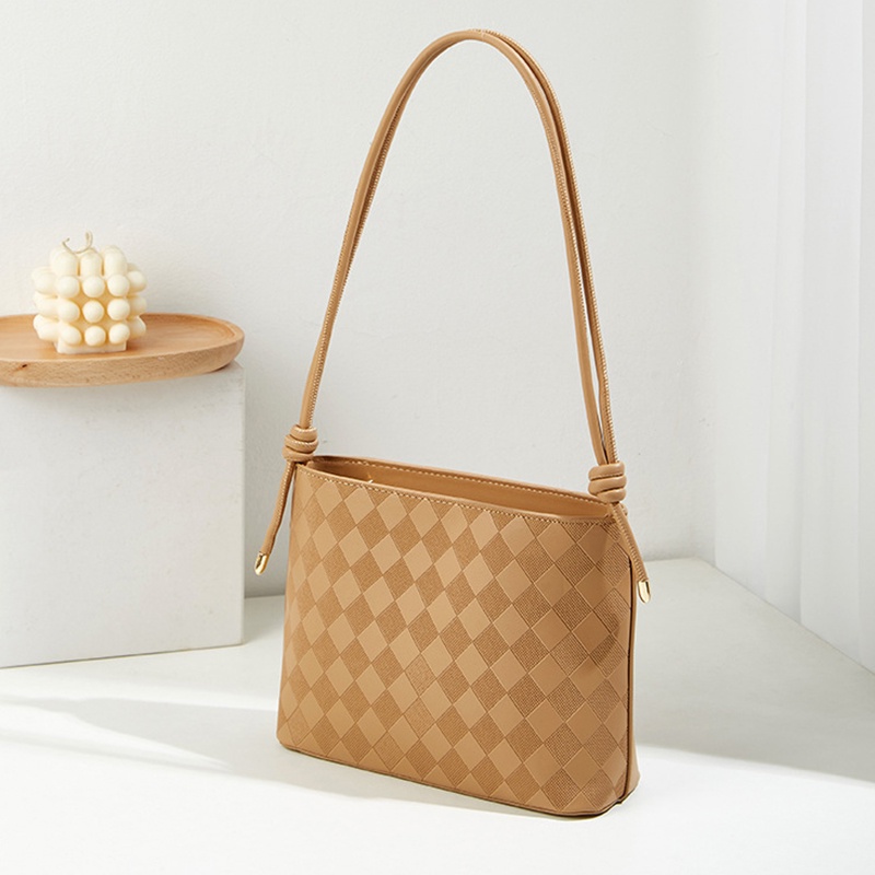 Ielgy Túi Xách Đeo Vai Màu Trơn Kiểu Xô Hình Thoi Thời Trang Hàn Quốc Dễ Phối Đồ Cho Nữ