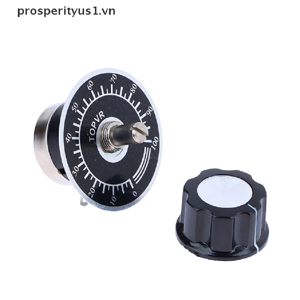 1 Bộ Chiết Áp Xoay Phim Carbon Có Núm Vặn Cho RV24YN20S prosperityus1