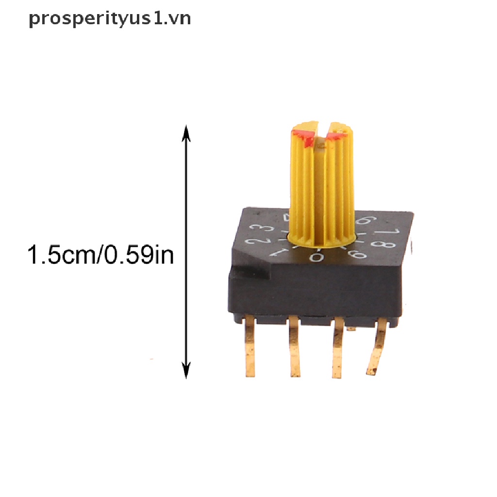 1 Công Tắc Xoay Mã 8421C DRS4010 0-9 / 10 Bit prosperityus1 Chất Lượng Cao
