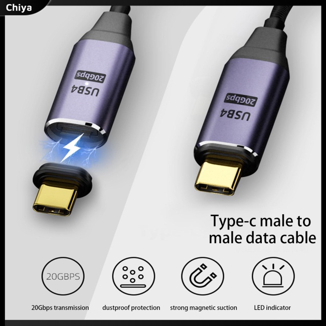 Dây Cáp Sạc Nhanh Usb4.0 20gbps 100w Cho Thunderbolt 3