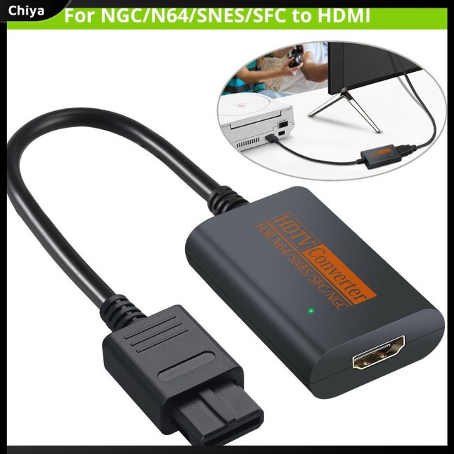 Đầu Chuyển Đổi Hd 1080p Sang Hdmi Cho Máy Chơi Game Nintendo64 N64 / snes / sfc / ngc