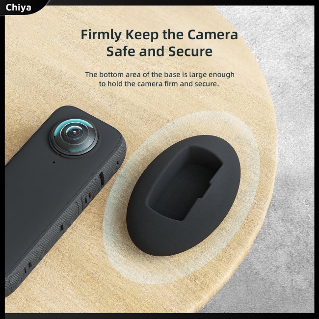 Đế Sạc Máy Ảnh Bằng Silicon Chống Trượt Cho Insta360 X3