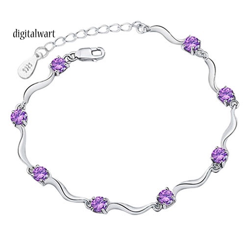 Kỹ Thuật Số| Vòng Tay Mạ BạC 925 ĐíNh Đá ThờI Trang