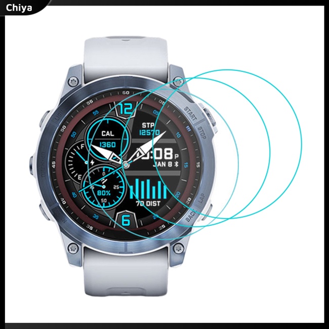 Set 3 Kính Cường Lực Hd Siêu Mỏng Độ Nhạy Cao Tương Thích Với Garmin Fenix7 / 7s / 7x