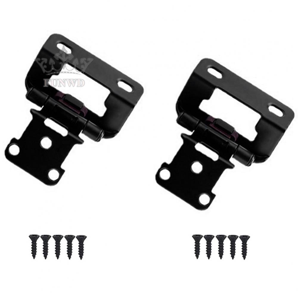 Set 2 Bản Lề Cửa Tủ Bằng Kim Loại Bền Mềm Mại Đa Năng