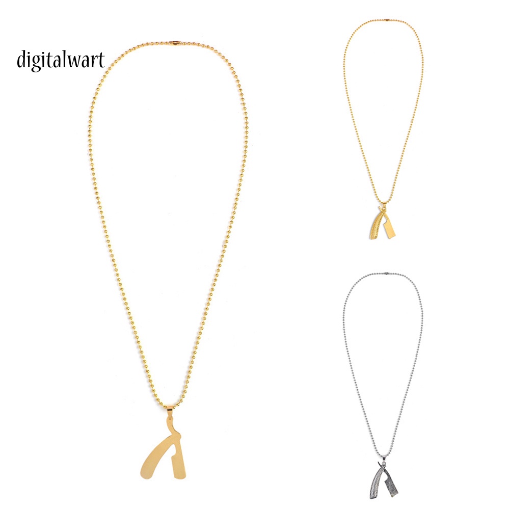 Kỹ Thuật Số| Vòng cổ MặT HìNh LưỡI Dao Cạo Râu ThờI Trang Cho Nam