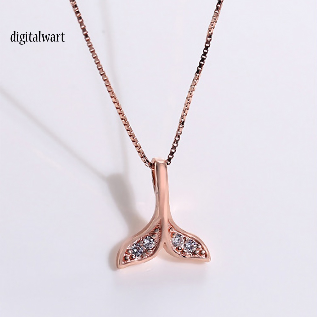 Kỹ Thuật Số| Vòng cổ Mạ Bạc Mặt Đuôi Cá Thời Trang