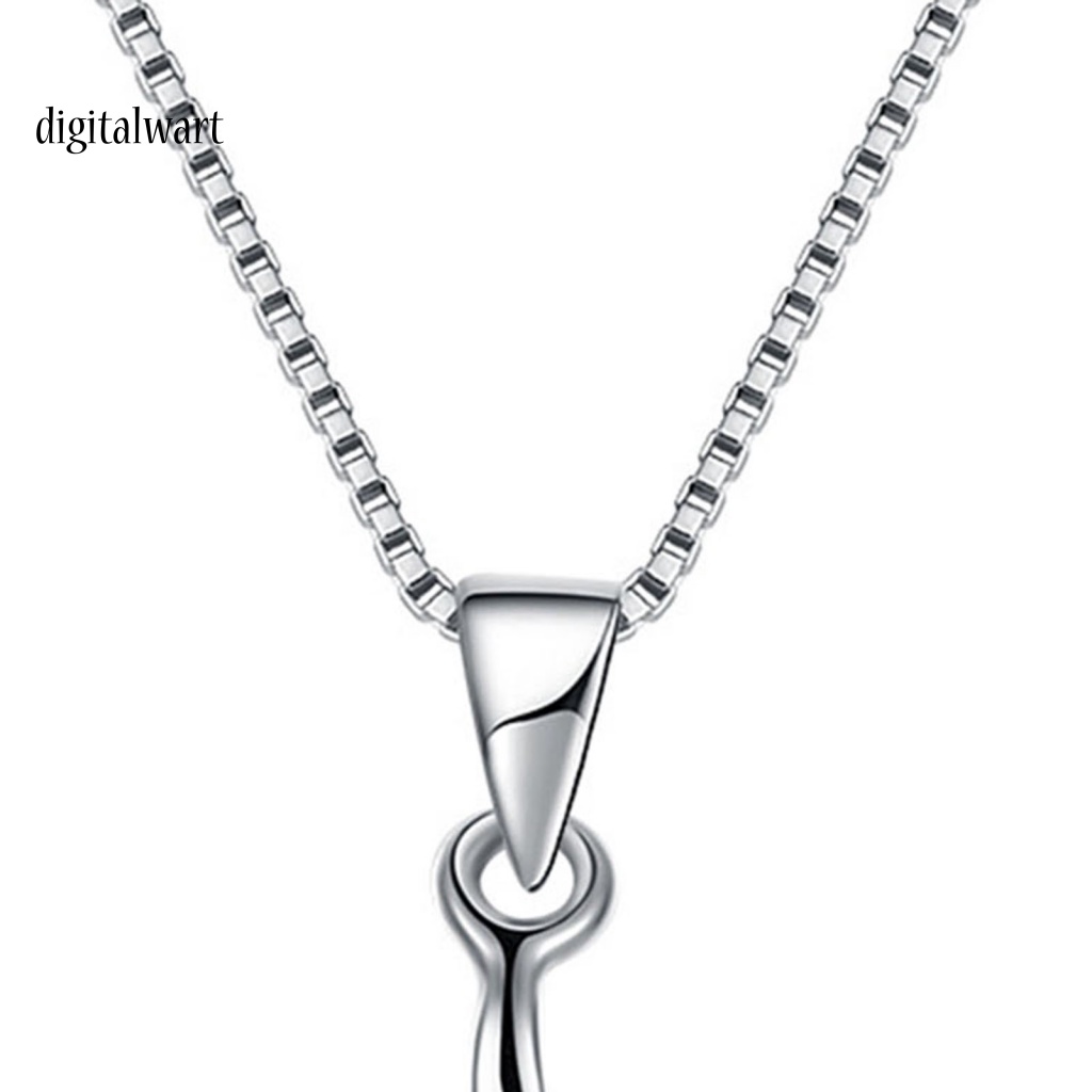 Kỹ Thuật Số| Vòng cổ Mạ Bạc 925 Mặt Hình Hoa Đính Đá Zircon Dễ Thương Cho Nữ