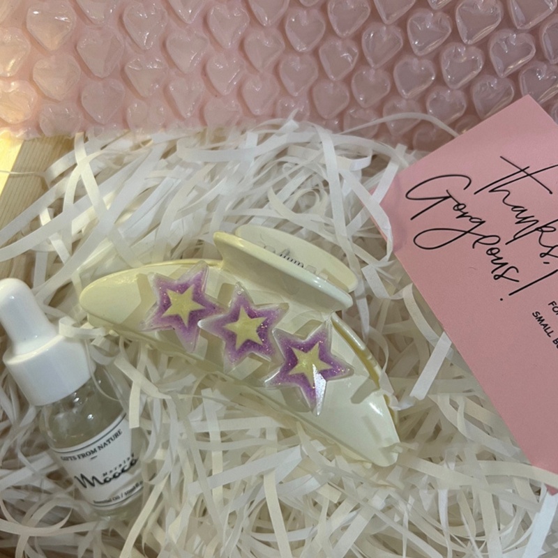 Kẹp Tóc Hình Ngôi Sao Lấp Lánh Chống Trượt Dành Cho Nữ