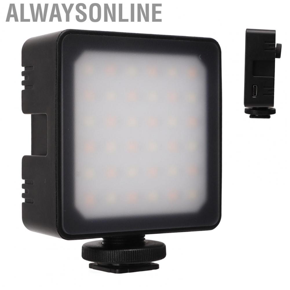 Alwaysonline Photography Lamp 2800 To 8500K Rendering Index Camera Light For Shooting STP