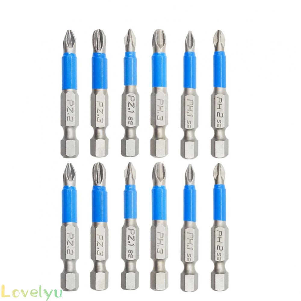 ⭐2023 ⭐Screwdriver Bit 12Pcs 50mm Alloy Steel Hex Key Set PH1 PH2 PH3 PZ1 PZ2 PZ3