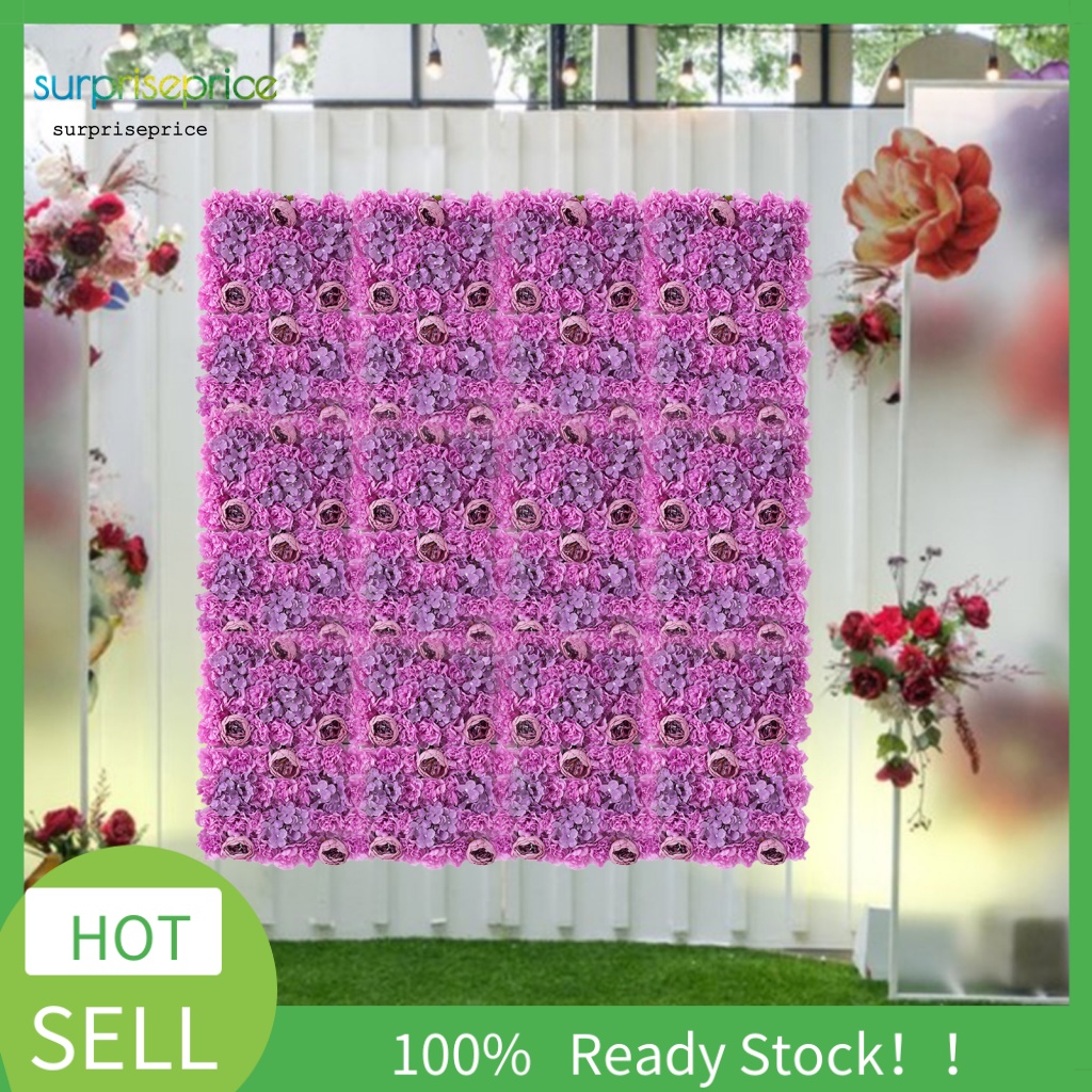 Chậu Hoa Mẫu Đơn Giả 3D Treo Tường Trang Trí Không Phai Màu