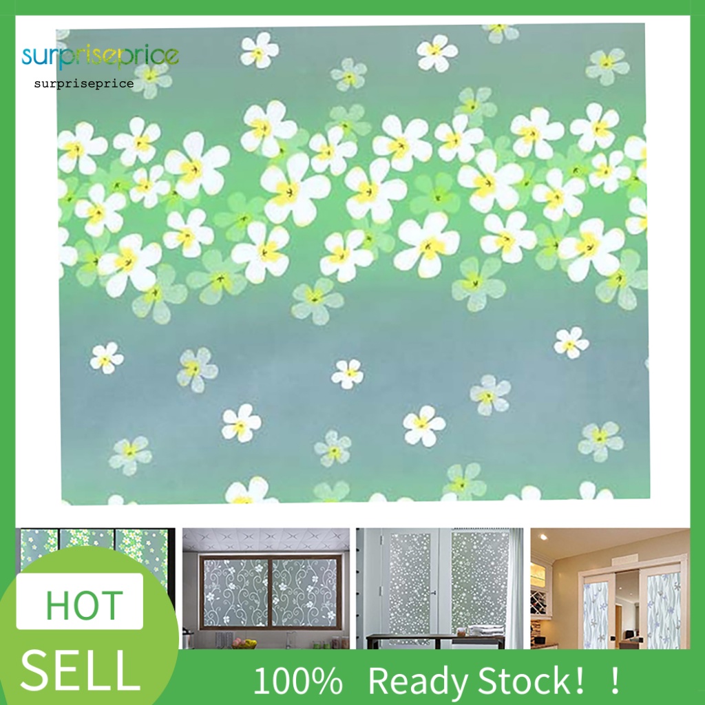 Miếng Dán Cửa Kính Bằng PVC Chống Nước Dùng Trang Trí Nhà