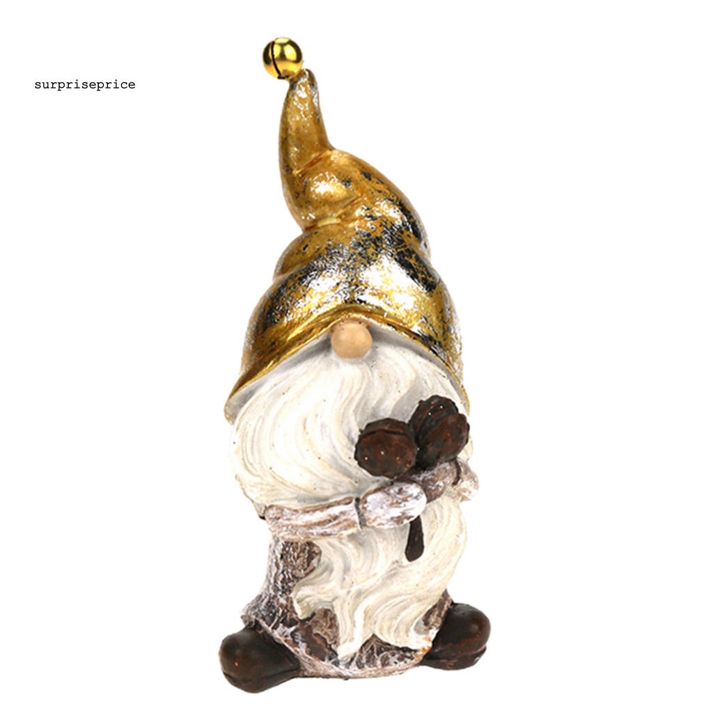 Spa Dwarf Đồ trang trí Búp Bê Râu Dài Không Mặt Chủ Đề Giáng Sinh Trang Trí Sân Vườn Mini Gnome Cho Sân Vườn