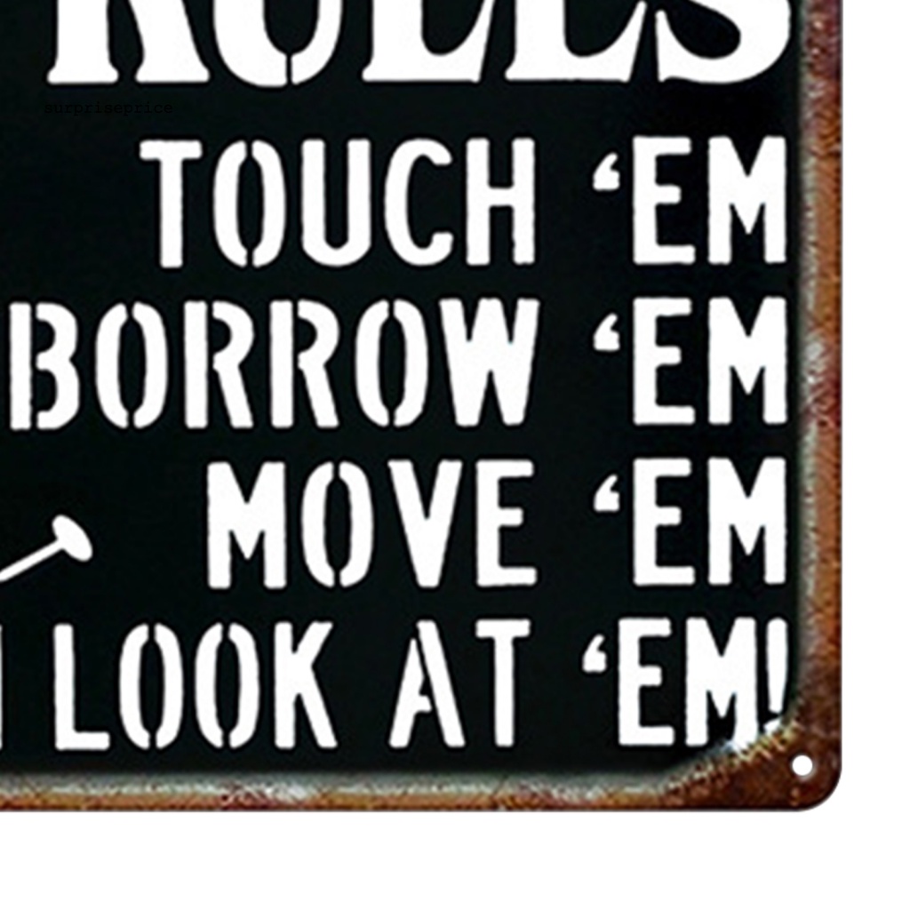 Tranh Thiếc UV In Họa Tiết Phong Cách Vintage Cho Phòng Khách / Bếp