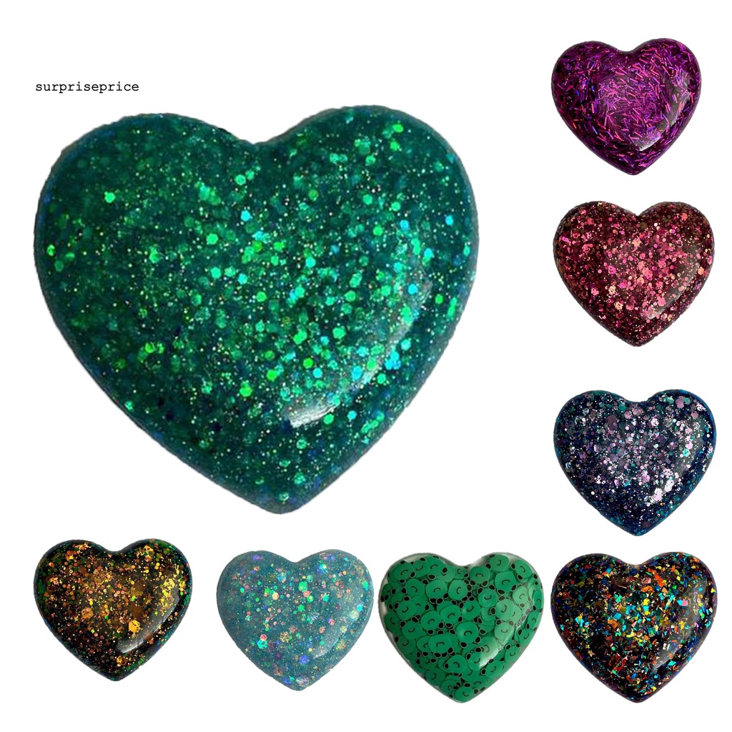 Spa Mặt Thủy Tinh Hình Trái Tim Nhiều Màu Sắc Dễ Thương Trang Trí Tiệc Cưới / Sinh Nhật / Valentine