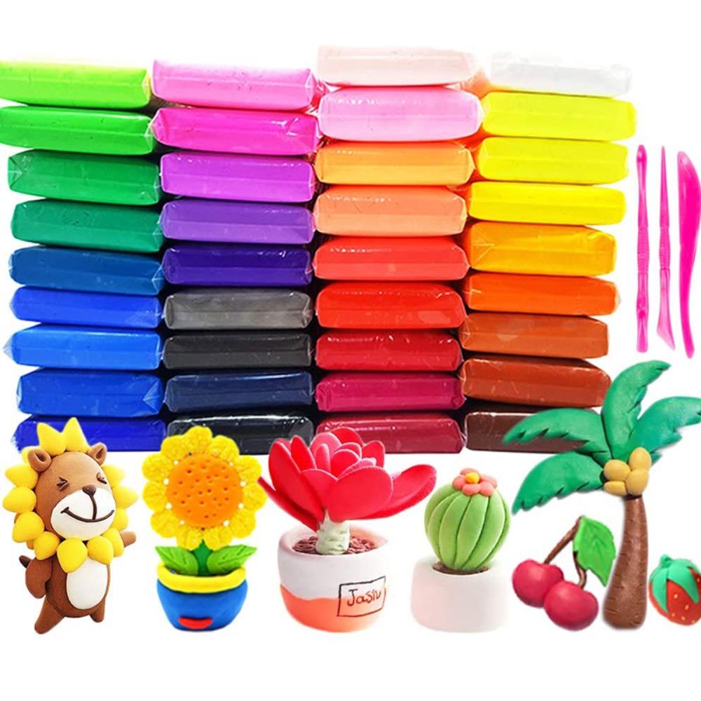 Đồ Chơi Đất Sét Siêu Nhẹ Diy Sáng Tạo Cho Bé