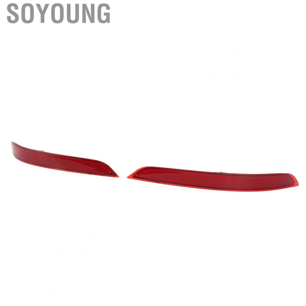 Soyoung Red Lens Rear Bumper Reflector 63147290092 Safe Driving Improve Car Visibility for X5 F15 2014-2018