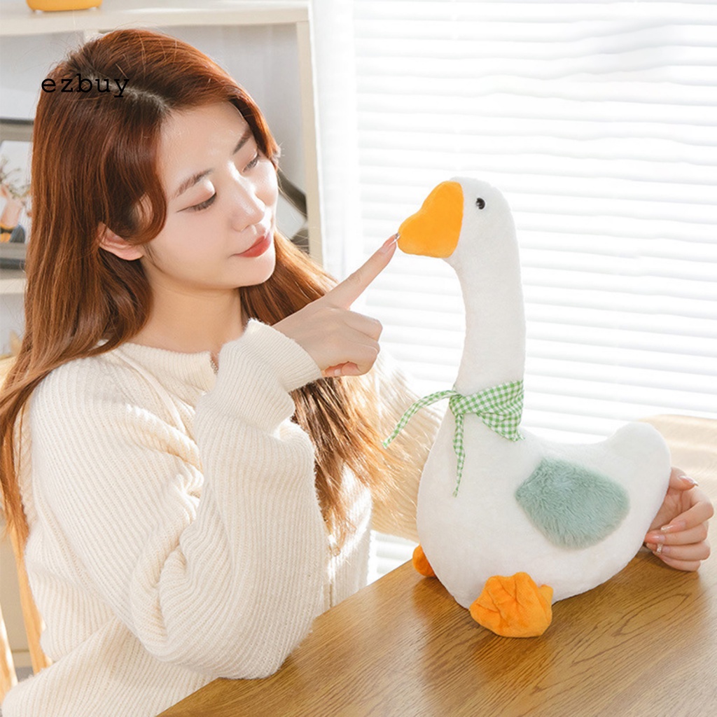 Đồ chơi nhồi bông Hình Chú Ngỗng Trắng 40cm Có Thể Hát Thu Âm Độc Đáo