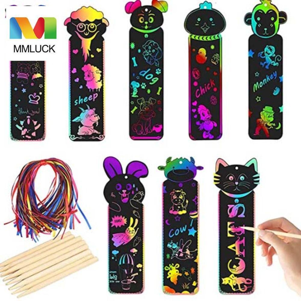 Mmluck Đánh Dấu Trang Sách Hình Động Vật Nghệ Thuật DIY