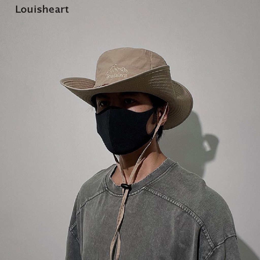 Nón Tai Bèo Louisheart Thoáng Khí Phong Cách Cao Bồi Phương Tây Thời Trang Mùa Hè Cho Nam Và Nữ
