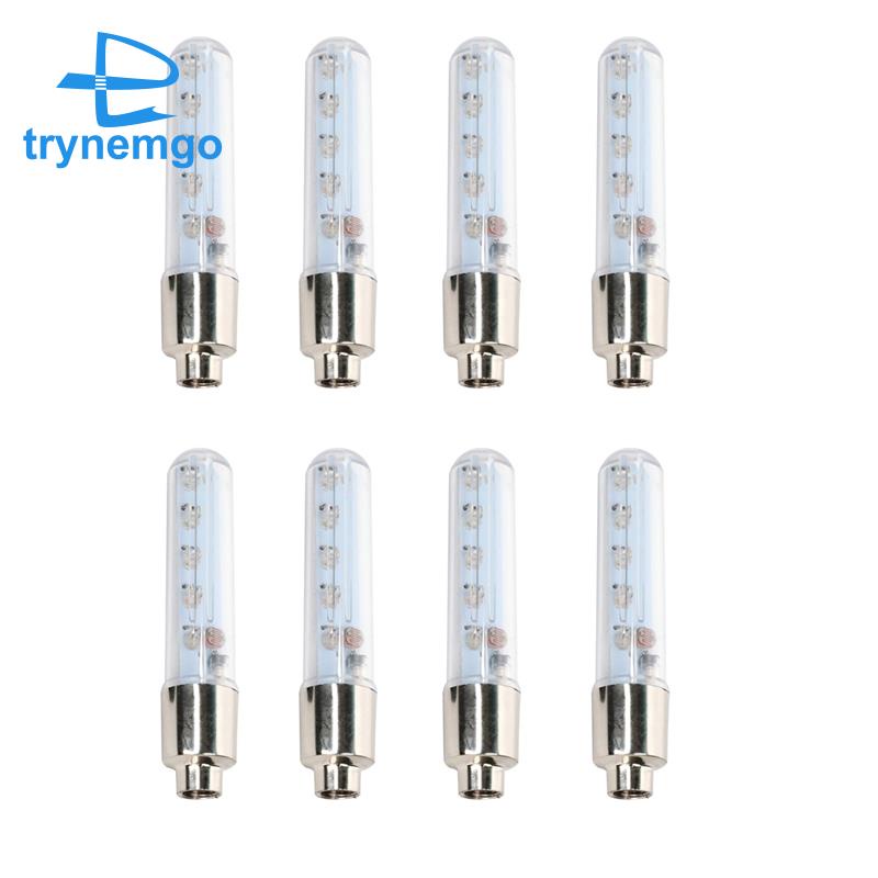 8 Đèn LED 5 Bóng 7 Chế Độ Gắn Bánh Xe Đạp