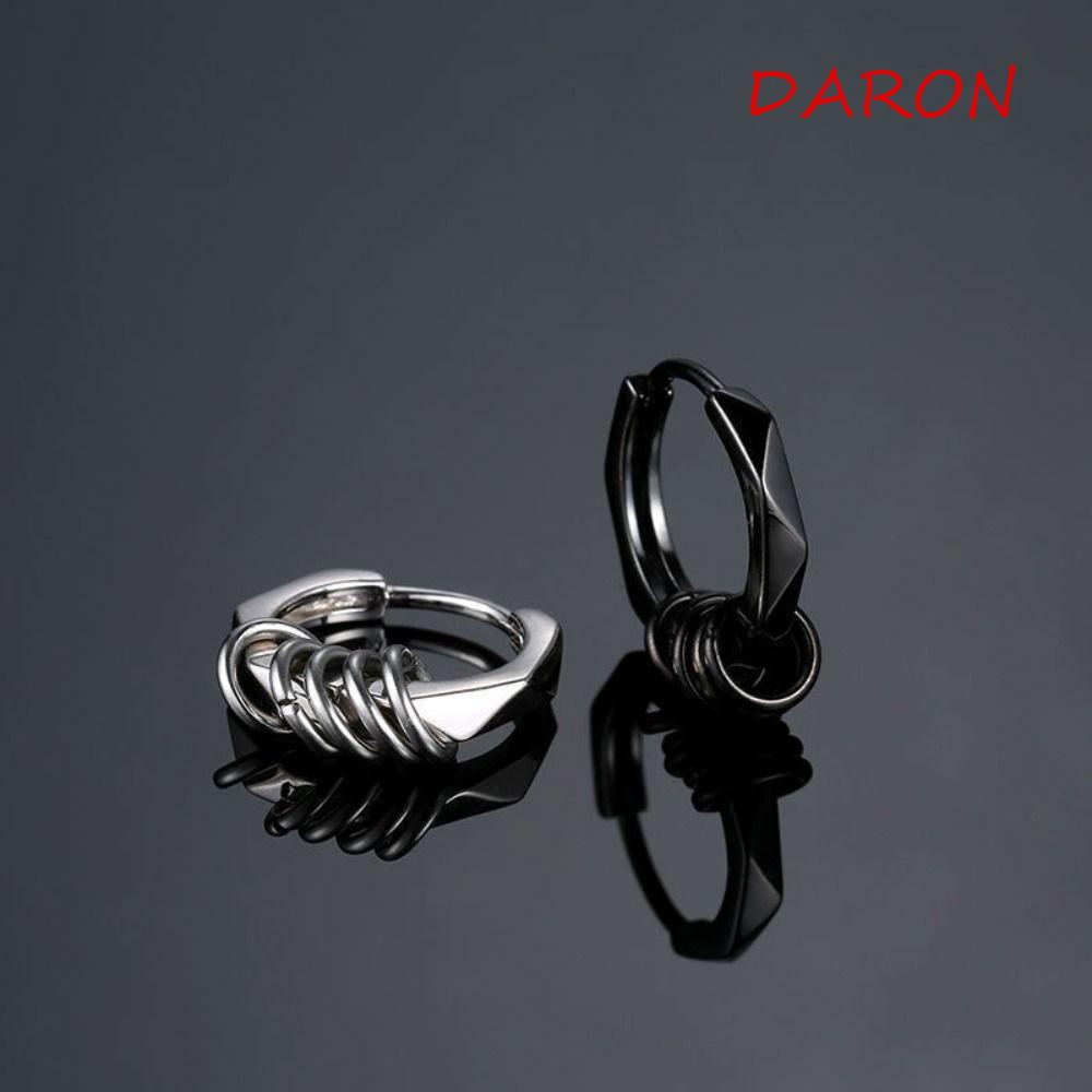 Bông Tai Dạng Vòng Hình DARON Man|Vòng Tay Thời Trang Phong Cách Hiphop Cá Tính