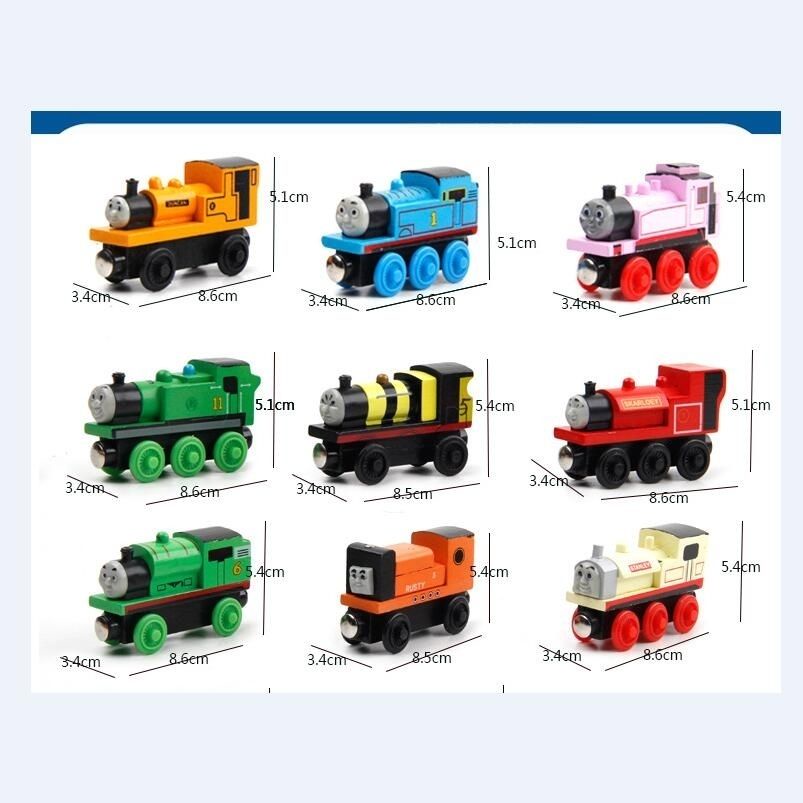 Đồ Chơi Đường Ray Xe Lửa Bằng Gỗ Có Nam Châm Hoạt Hình Gordon James Percy Henry