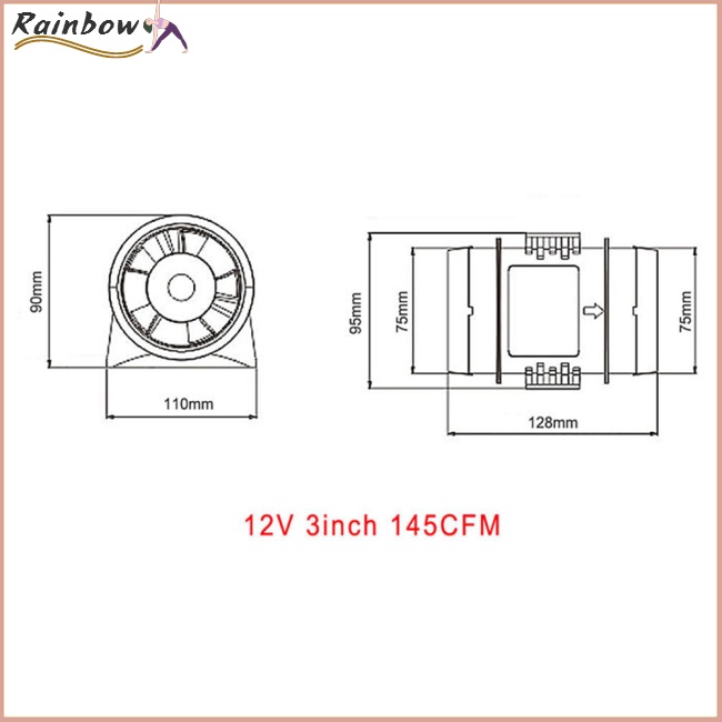 Quạt Thông Gió 5 Cánh 12v Dc Chống Ăn Mòn Cho Tàu Thuyền Rv