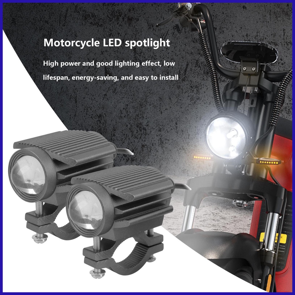 Đèn Pha LED Chống Sốc Chuyên Dụng Cho Xe Mô Tô robpvn