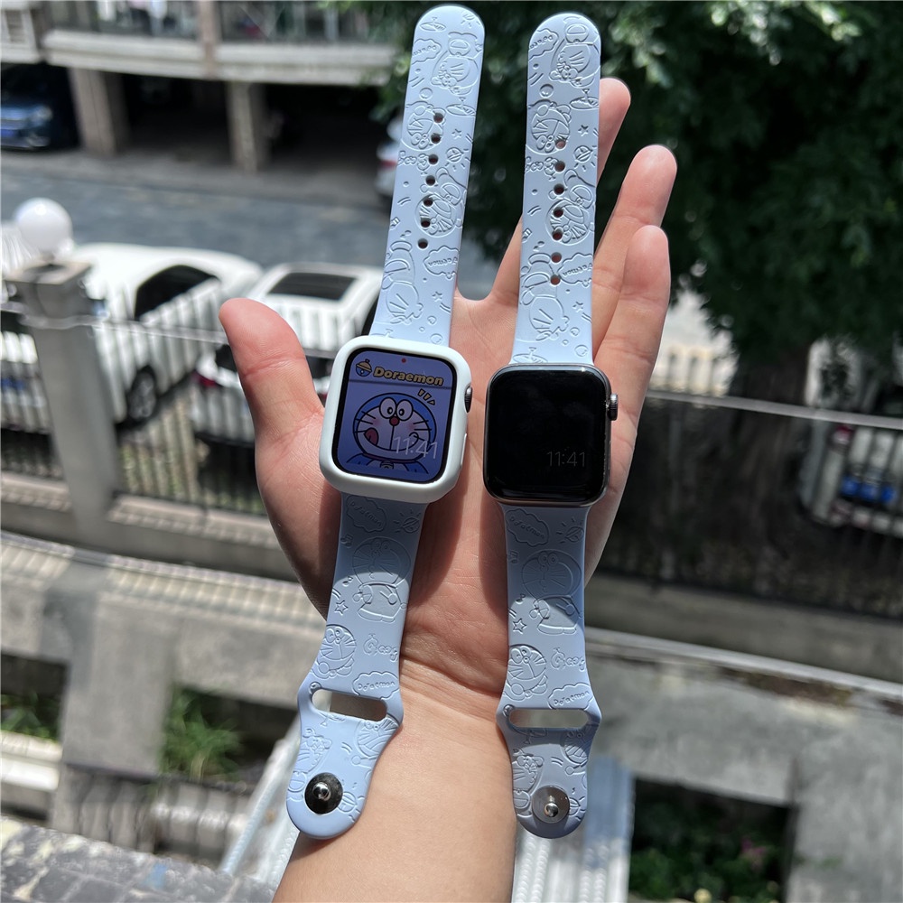 Ốp Điện Thoại TPU Silicone 3D Cho iWatch] S8 7 SE 6 5 4 3 2 1