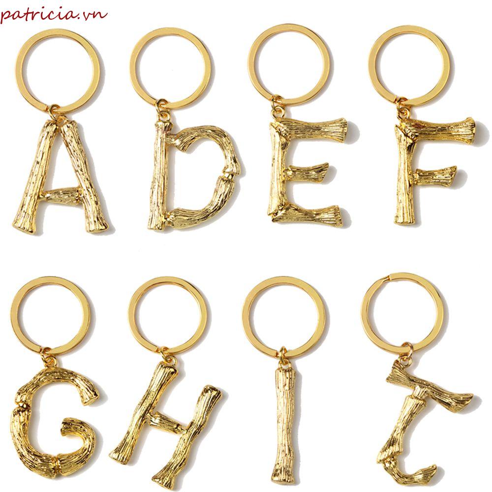 Móc Khóa Hình 26 Chữ Cái Chất Liệu Hợp Kim