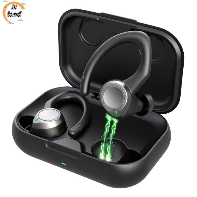 [IS] Tai nghe không dây Có Thể Sạc Lại Được Thiết Kế Dạng Móc Vành Tai Khi Chơi Thể Thao