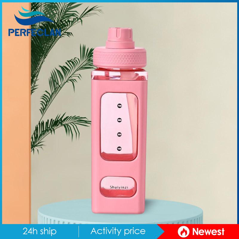 Bình Nước 700ml Chống Trượt Có Thể Tái Sử Dụng Kèm Ống Hút