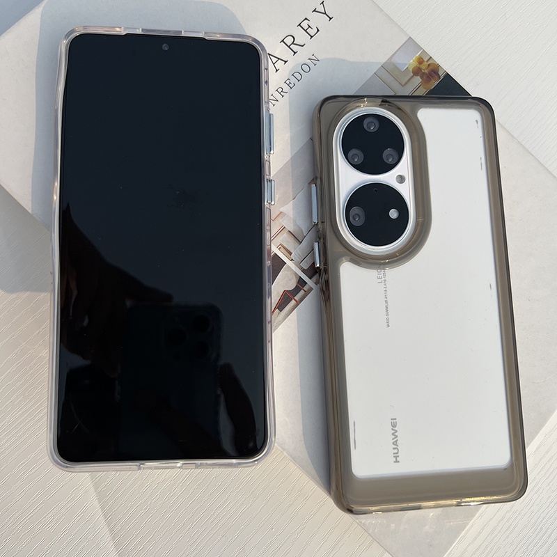 Ốp Điện Thoại Cứng Trong Suốt Chống Sốc Cho Huawei P50 P50Pro P50E P40 P40Pro P30Pro Mate 50 50pro mate40