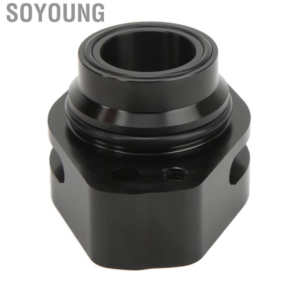 Soyoung BOV Adapter  Professional Turbo Blow Off Valve CNC Aluminum Perfect Sealing Rustproof Long Lasting Rugged Structure for EcoBoost Models