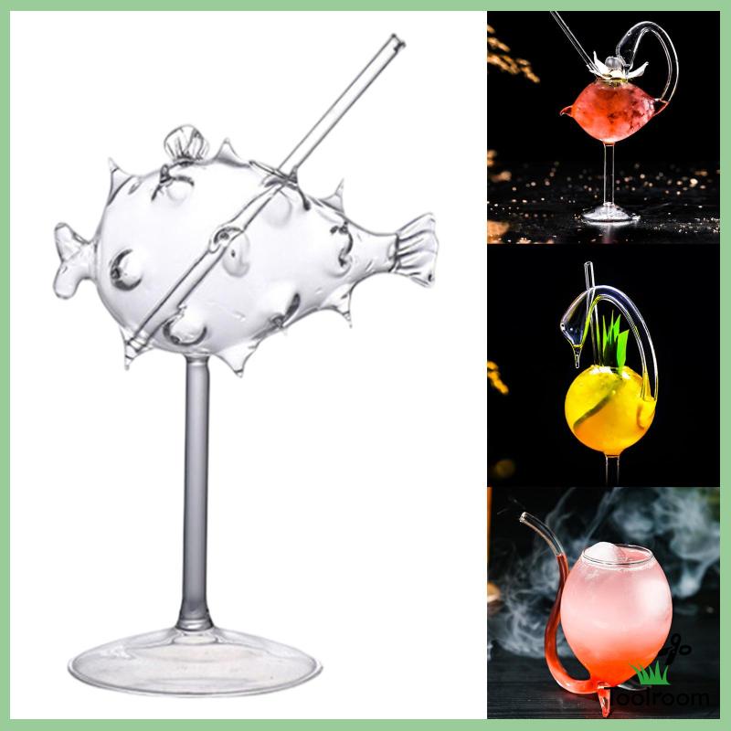 Ly Thủy Tinh Uống Cocktail Kiểu Dáng Dễ Thương Độc Đáo