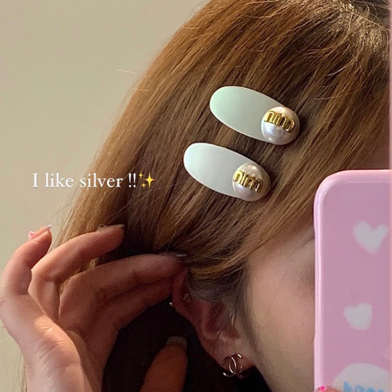 Kẹp Tóc Mỏ Vịt Đính Ngọc Trai Phong Cách Mới 2023