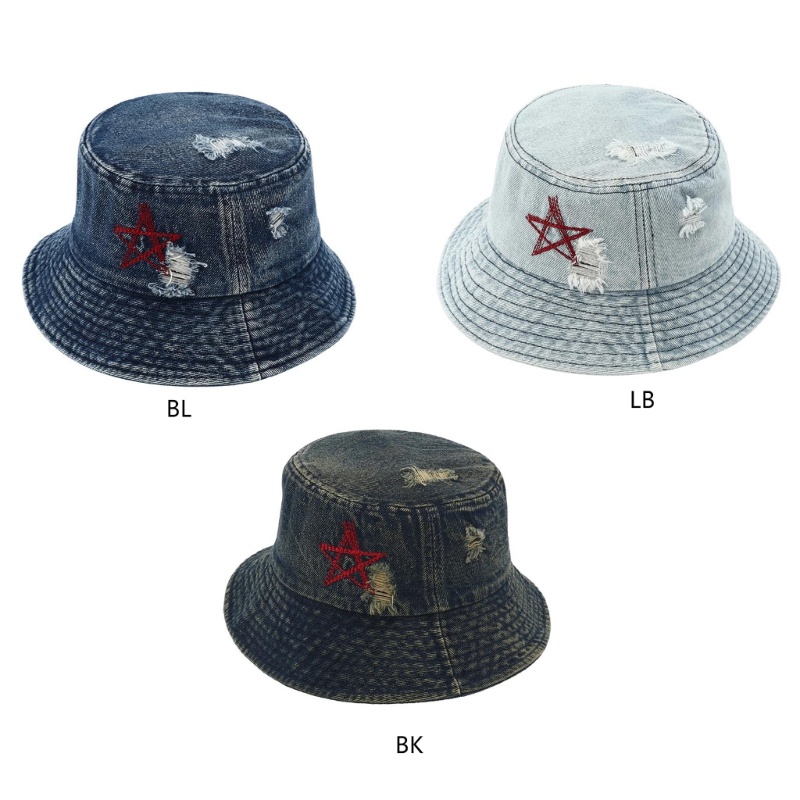 Mũ Denim Cotton Chống Nắng Thời Trang Đi Biển