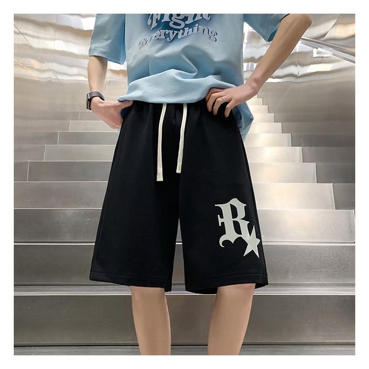Quần Short Thể Thao In Chữ Phong Cách Hàn Quốc Thời Trang Cho Nam size M-8XL