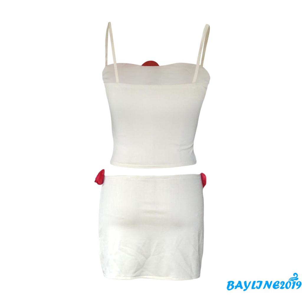 Set Chân Váy Và Áo Lửng Họa Tiết Hoa Quyến Rũ Dành Cho Nữ