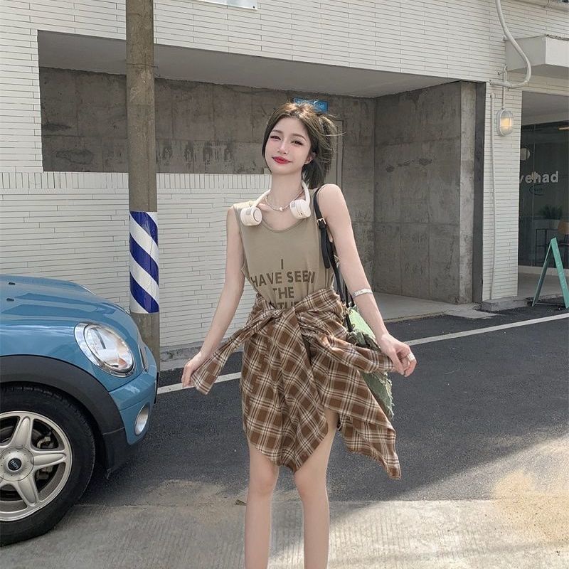 Áo Sơ Mi Dài Tay Họa Tiết Ca Rô Thời Trang Dành Cho Nữ