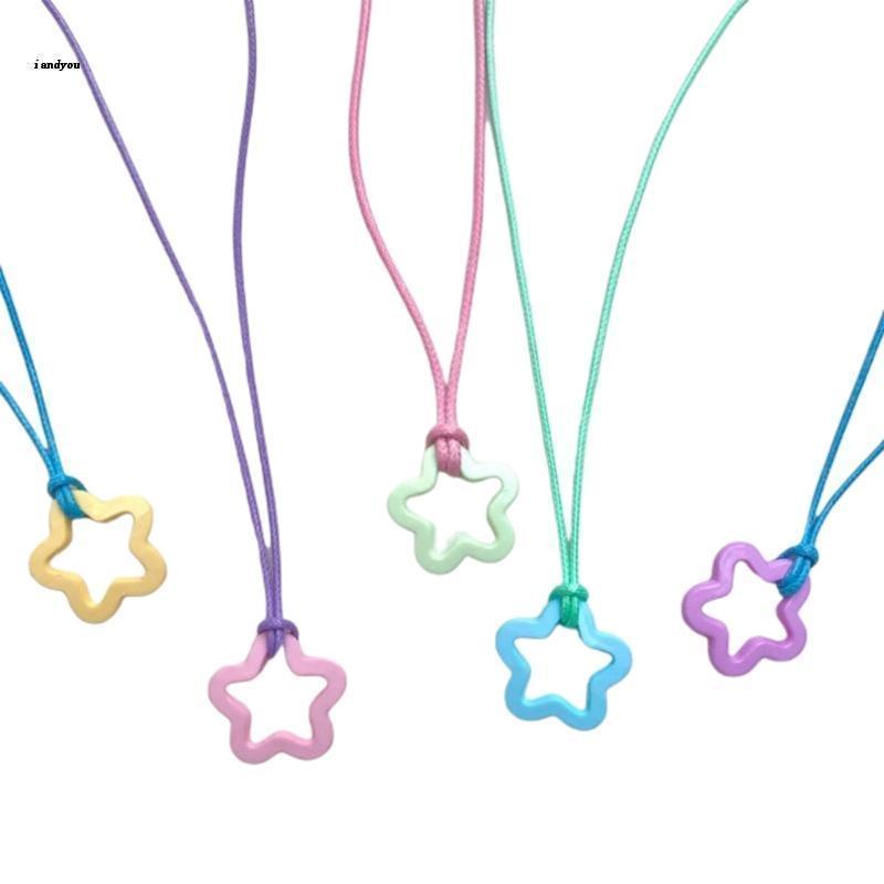 ✿ Vòng cổ Mặt Hoa Bằng Acrylic Siêu Nhẹ Thời Trang Cho Nữ