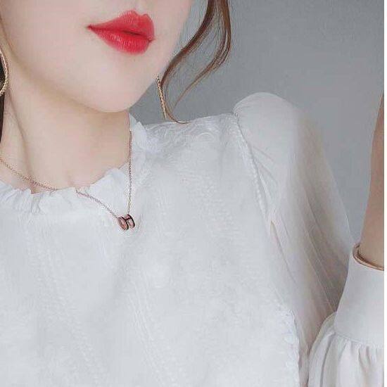 Áo Sơ Mi Chiffon Tay Dài Cổ Tròn Thêu Họa Tiết Phong Cách Retro Thời Trang Xuân Thu Mới Cho Nữ