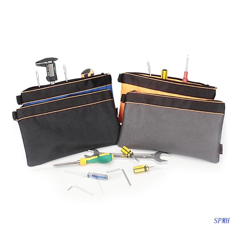 Túi Vải Oxford Đựng Dụng Cụ Sửa Chữa Chống Thấm Nước Có Khóa Kéo Tiện Lợi