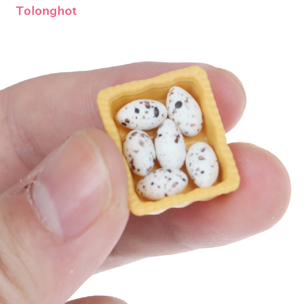 Bộ Mô Hình Trứng Mini Tỉ Lệ 1: 12 Trang Trí Nhà Búp Bê